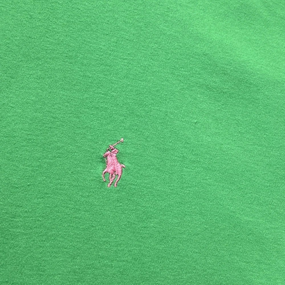 Polo Ralph Lauren Polo Shirt 2XB Green Pink Pony Big Tall